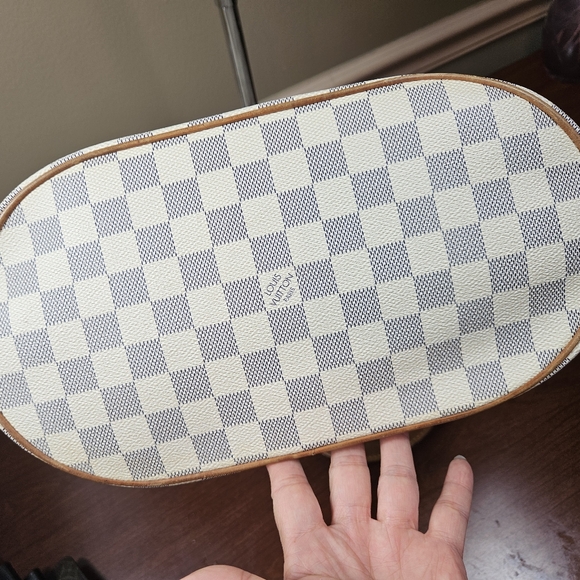 Auth LOUIS VUITTON Damier Azur Pampelonne GM - Picture 4 of 12